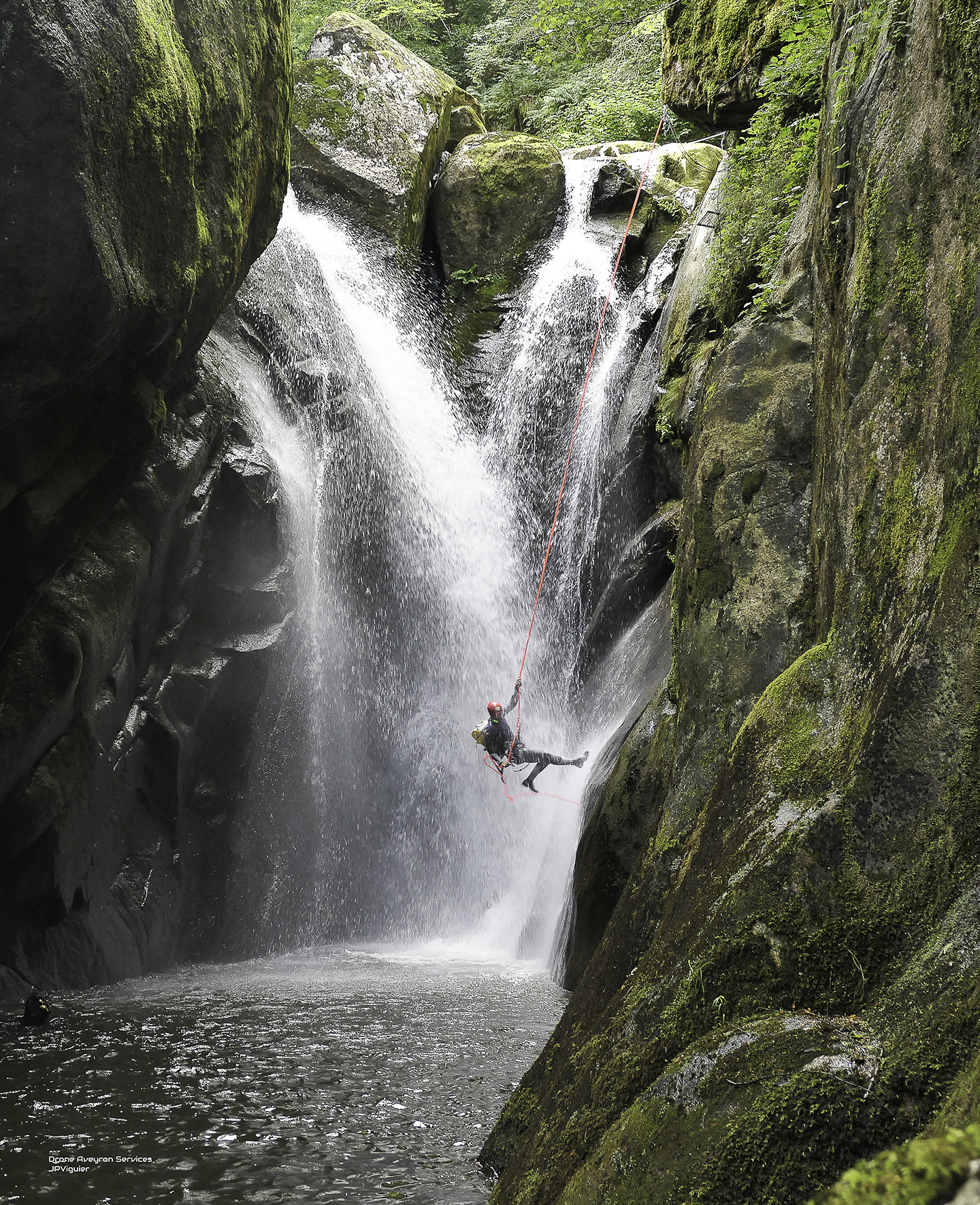 Canyoning dans l'Aubrac - JP Viguier