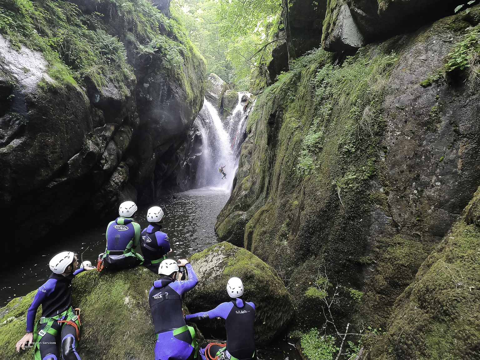 Canyoning dans l'Aubrac - JP Viguier