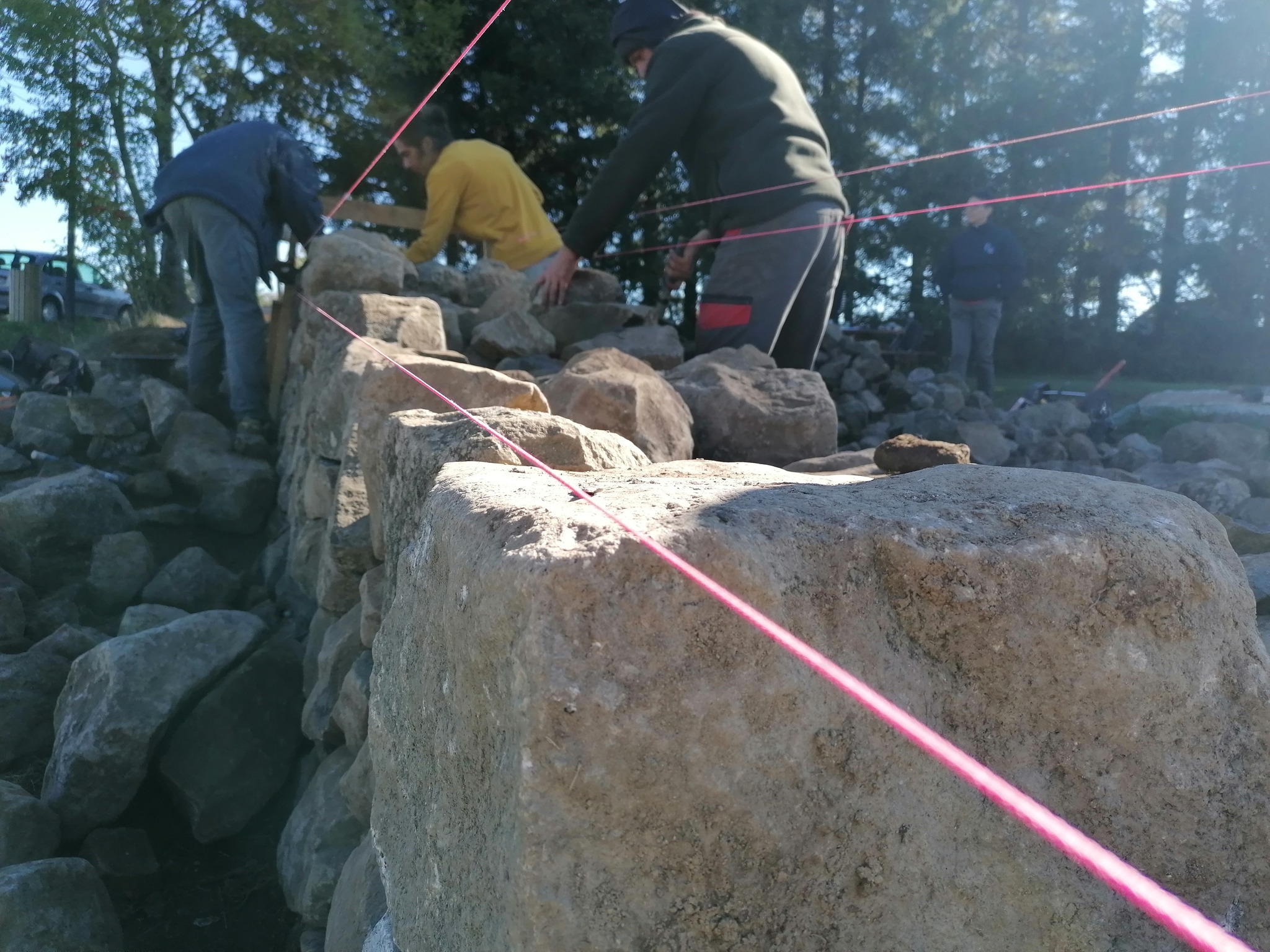 Mur en pierre sèche de Nasbinals - PNR Aubrac