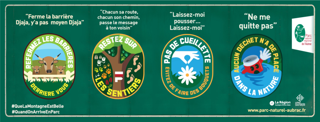 Campagne de sensibilisation "Que la Montagne est belle" - PNR Aubrac