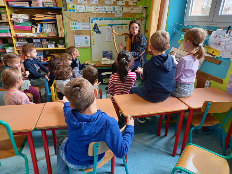 “L’arbre d’ici sait vivre ici”, un projet Ecole du Parc à Laguiole - PNR Aubrac