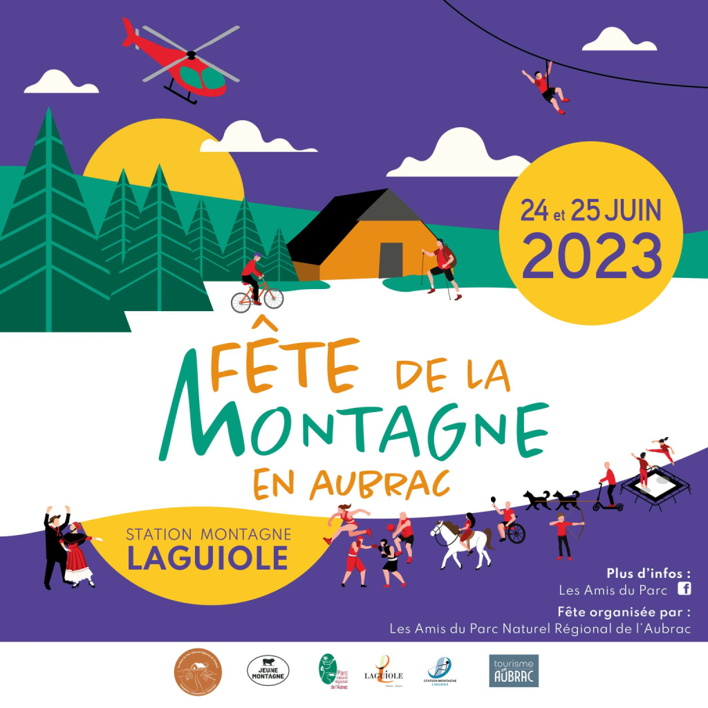 Les 24 et 25 juin à Laguiole, c'est la Fête de la Montagne !