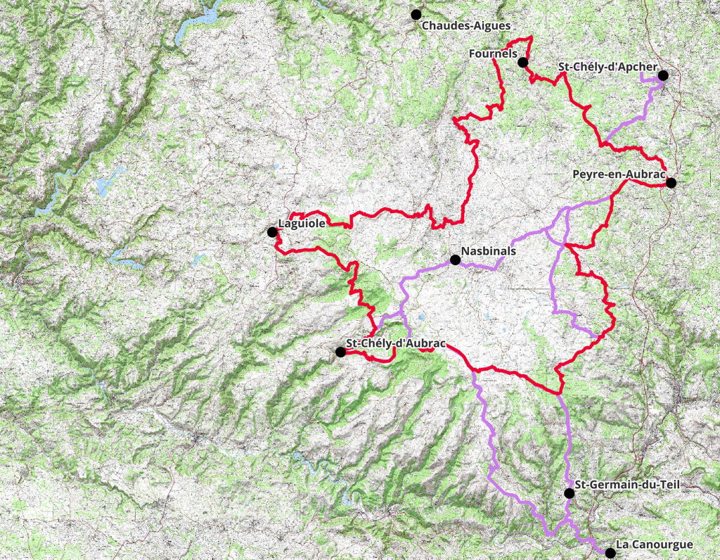 GR ® de Pays du Tour des Monts d'Aubrac