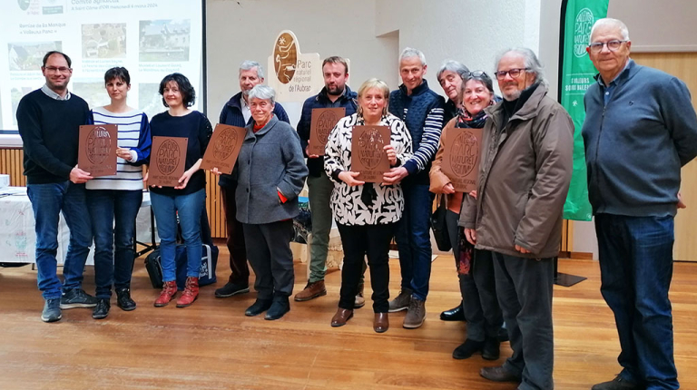 20230306 - Remise des plaques de la marque Valeurs Parc - PNR Aubrac