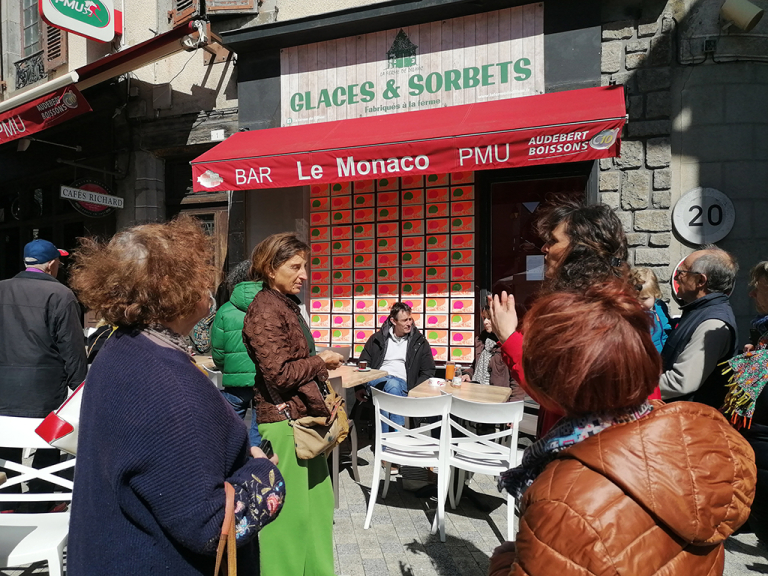 Ciel nomade - Exposition de sérigraphies à mur de Barrez - PNR Aubrac