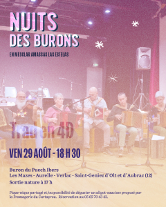 Nuits des Burons 2025 - Buron du Puech Ibers