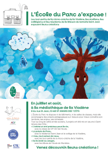 L'École du Parc s'expose à la Médiathèque de la Viadène