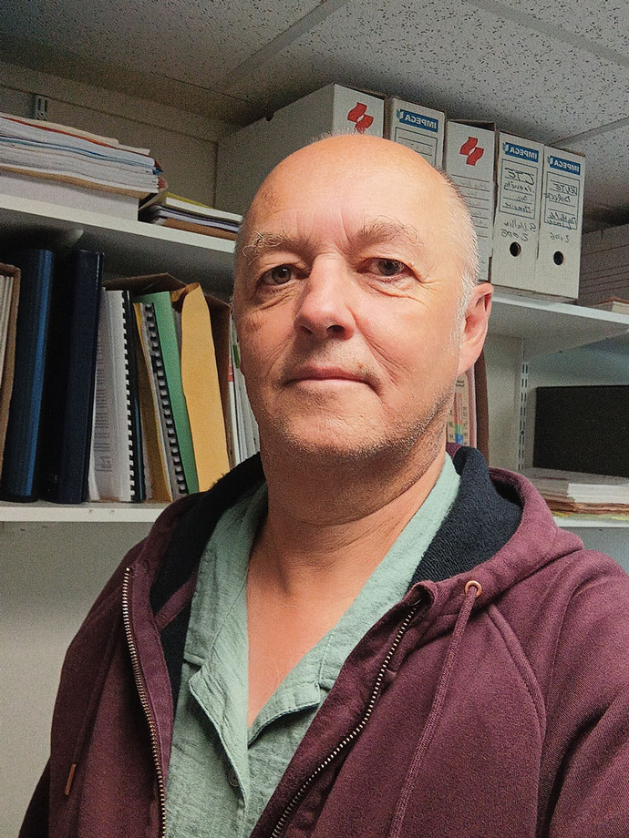 Patrick Veysset, ingénieur de recherche à l'INRAE de Clermont-Ferrand