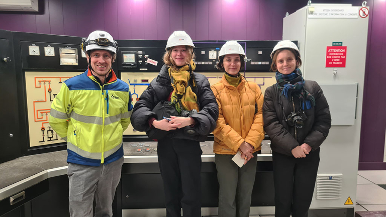 Collectif Situations Courantes en visite de la centrale EDF de Montézic 1 - PNR Aubrac