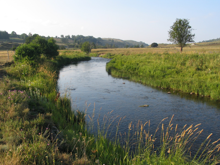 Le Bès en aval de Saint Urcize - PNR Aubrac
