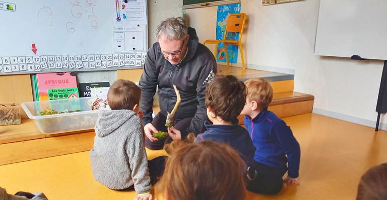École du Parc à Saint Germain du Teil - PNR Aubrac