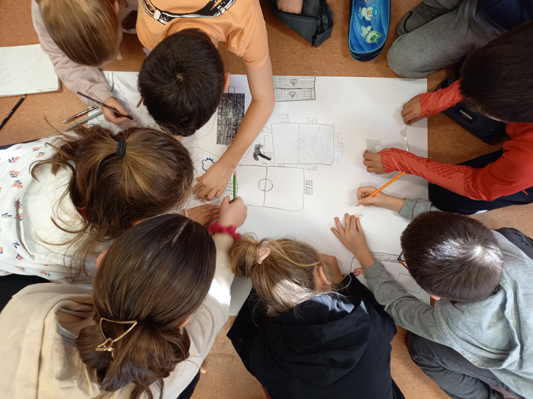 Le végétal de nos paysages, les projet École du Parc de l’école de Saint Germain du Teil