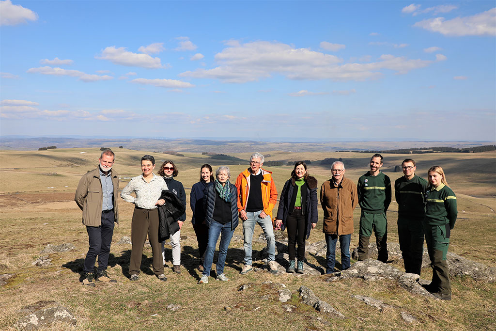 Visite de terrain avec Madame la préfète de l'Aveyron le 20 mars 2026 - Crédit préfecture de l'Aveyron