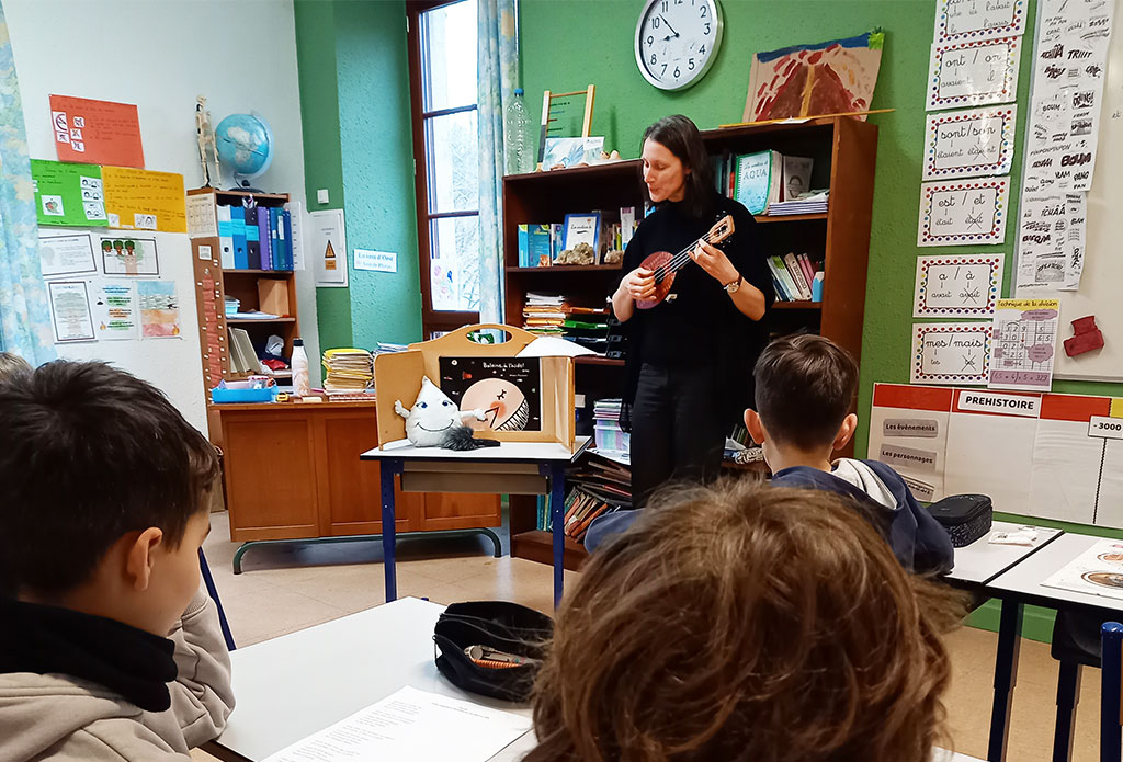 École du Parc à Entraygues - PNR Aubrac