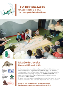 “Tout petit ruisseau”, un spectacle pour les 0-3 ans