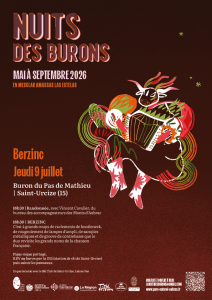 Nuit des Burons - Jeudi 9 juillet - BERZINC au Buron du Pas de Mathieu