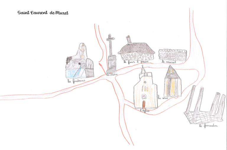 "Le paysage, mémoire de notre passé", le projet École du Parc de l'école de Saint Laurent de Muret