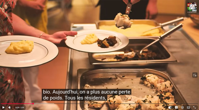 FR 1er Ehpad de France en 100% fait-maison, 100% bio-local de France et pour pas plus cher...!